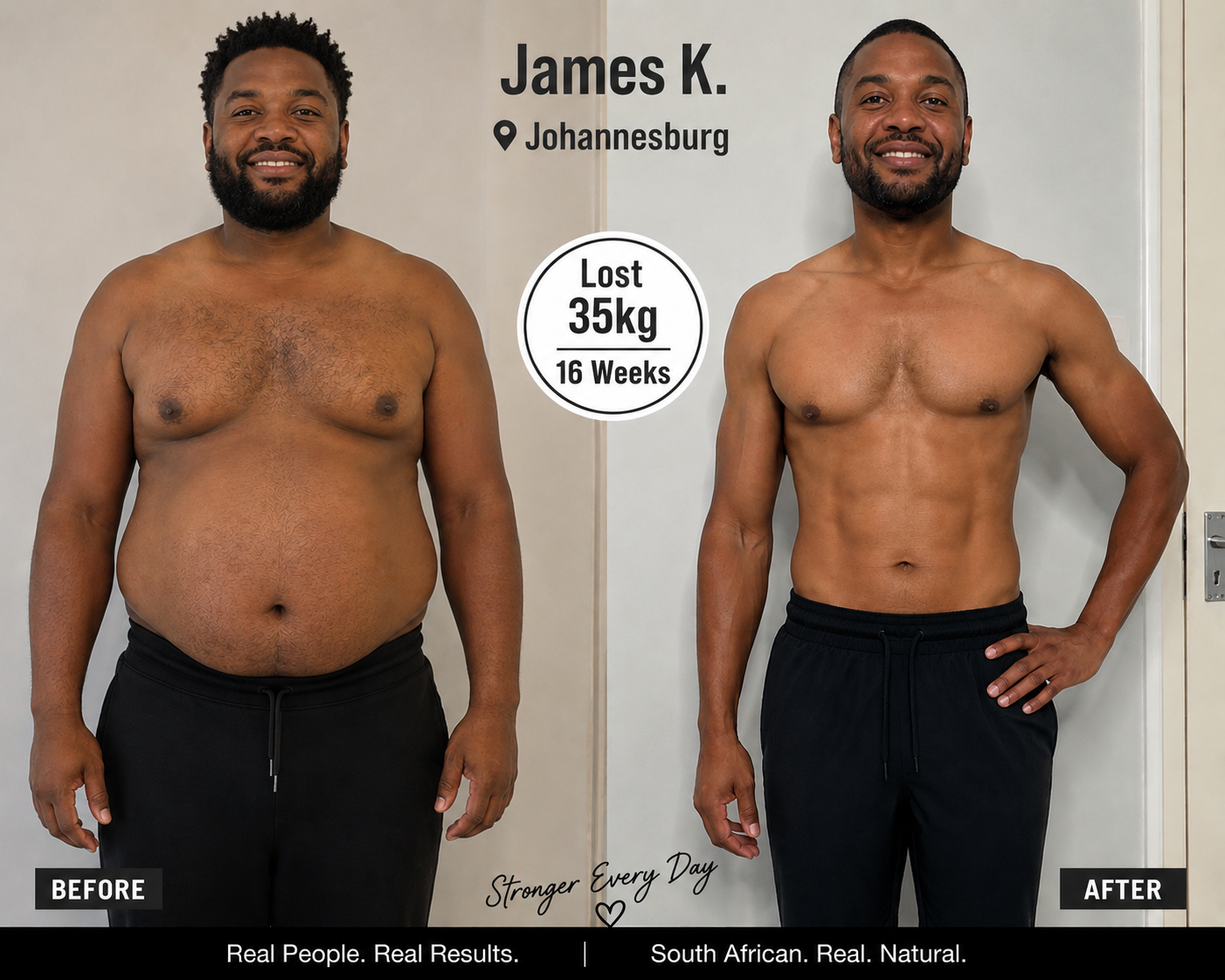 James K. — Lost 35kg in 16 weeks